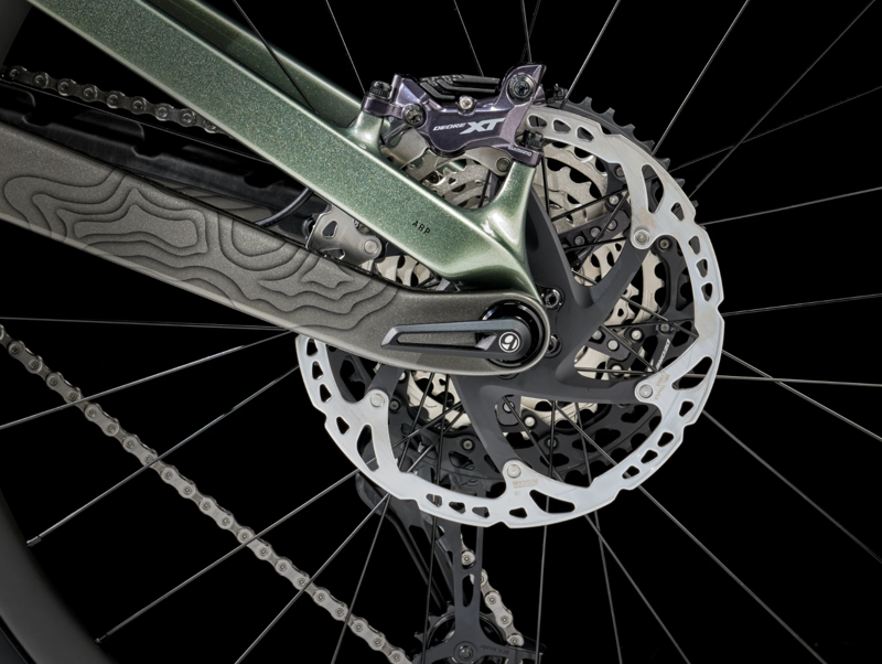 Trek Slash 9.8 XT Gen 6 Full Suspension Mountain Bike 2024 in Lichen Green-8